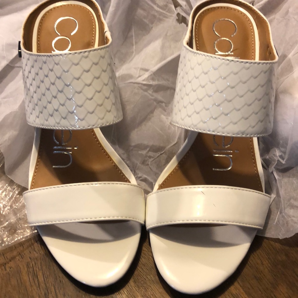 Calvin Klein strappy heels